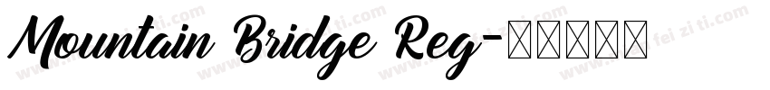 Mountain Bridge Reg字体转换